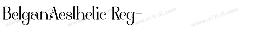 BelganAesthetic Reg字体转换